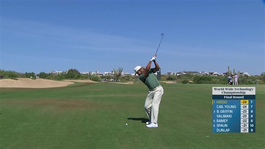 Garrick Higgo makes birdie on No. 8 at World Wide Technology