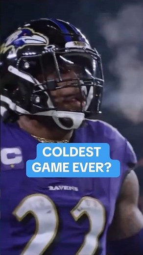 This Might Be the Coldest Ravens Game Ever 🥶
