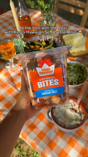 20K views · 34 reactions | King's Hawaiian Soft Pretzel Bites– a sweet and salty addition to your dinner party spread | King's Hawaiian | Facebook