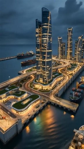 They Built a Mega City in the Middle of the Ocean 😳🌊