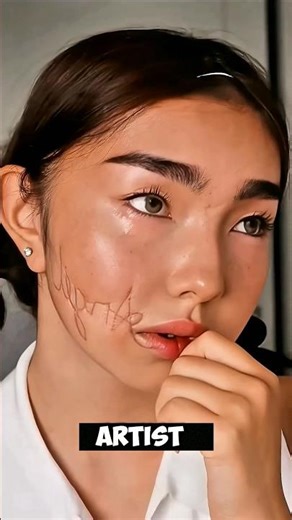 This Makeup Artist Is Too Real to Be Fake 😱 #makeupmagic #shorts