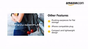JVC Flats On-Ear Wired Headphones - Flat Foldable Design - 30mm Driver for Powerful Sound - Soft Ear-Pads for Comfort – Steel Headband - Lightweight & Portable - PC/Laptop/Gaming - 3.5mm Slim Plug