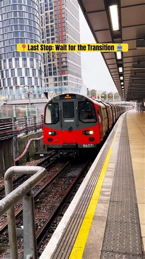 Rainy Day, Last Stop… Jubilee Line in London hits Different #youtubeshorts
