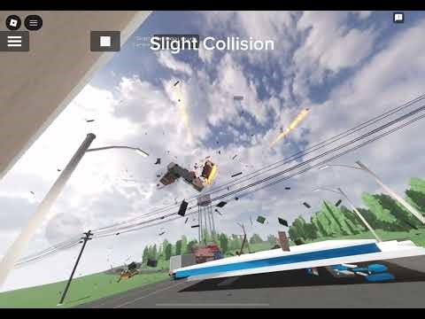 Very slight fender bender | roblox car crash studio