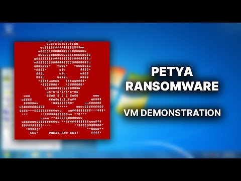 Petya Ransomware - VM Demonstration
