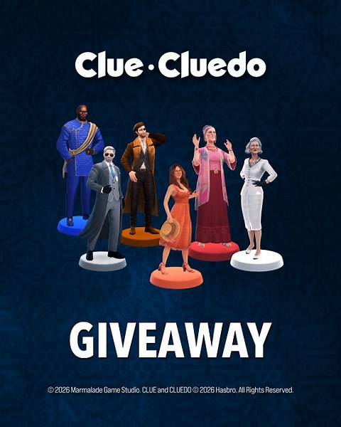 🎁 GIVEAWAY! 🎁 Get your hands on the upcoming Legacy Suspect Pack for Clue/Cluedo! All you have to do is follow, like, and comment to enter. 🕵️ Good luck, Detective! #Giveaway #Clue #Cluedo #BoardGames