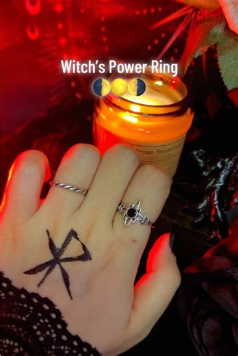 Witch’s Power Ring🌓🌕🌗 #witch #power #powershift #ring #knot