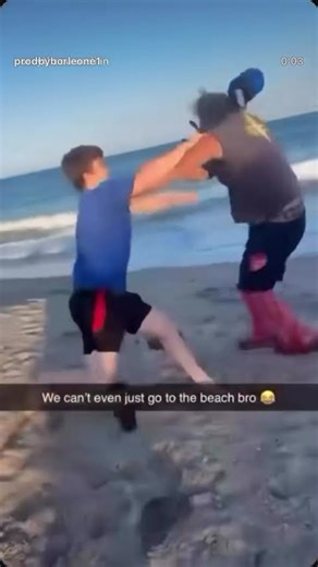 Viral beach fight | #beach #fight #shorts #funny #worldstar