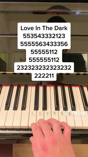 Love In The Dark Piano Tutorial & Chords