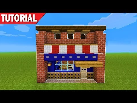 Minecraft: How To Build A Barbershop Tutorial