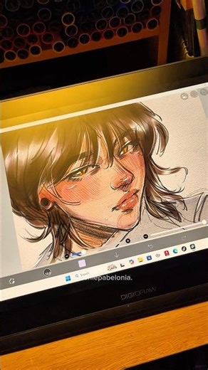Color my traditional art in digital with me using the @DigiDraw Global tablet ₊✩‧₊