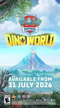 PAW Patrol Dino World | Announce Trailer | US | ESRB #AD