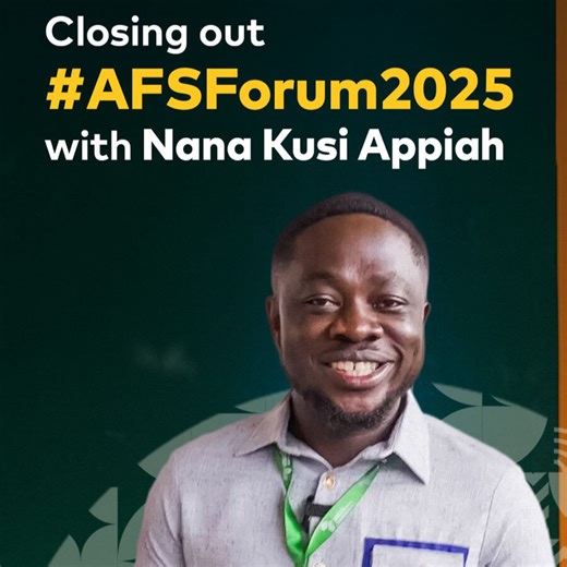 5.2K views · 180 reactions | Young African innovators are actively shaping their future by developing agricultural technologies that tackle the complex challenges within the agrifood system. Nana Kusi Appiah, CEO and Founder of GanaGert, reflects on the final day of Africa Food Systems Forum 2025. #AFSForum2025 | Mastercard Foundation | Facebook