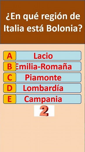 In which region is Bologna?