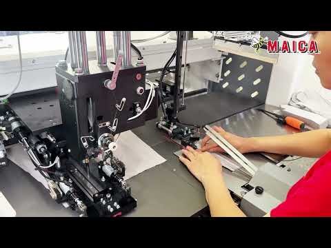 MAICA UAM04 Full Automatic Sleeve Placket Setter——Beautiful stitches, no thread tails.