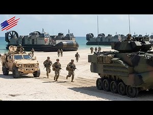 U.S. Marines Unleash New Combat Vehicles in Full-Scale Amphibious Assault