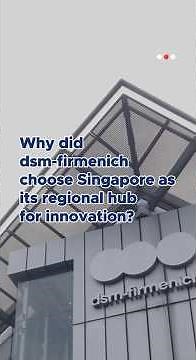 Why did dsm-firmenich choose Singapore as its regional hub for innovation?