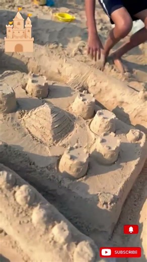 Beach Day Fun! 🏖️ Built a Sand Castle & Played With Friends 🌊✨ | #shorts #ytviral #srk