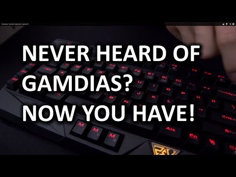 GAMDIAS HERMES Gaming Keyboard Unboxing & Overview