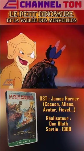 Le Petit Dinosaure... bande annonce française voix VHS #landbeforetime #donbluth #jameshorner #90s
