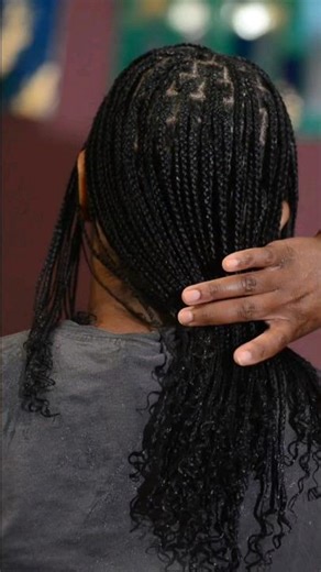 Mini braid tutorial on natural hair. Plaits on natural hair.
