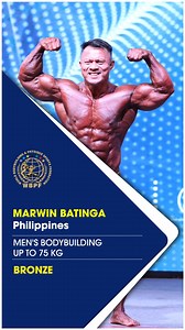 🏆 16th WBPF World Bodybuilding & Physique Sports Championships 2025 Men’s Bodybuilding Up To 75 Kg Category 🥉 Bronze Medal Winner 🇵🇭 MARWIN BATINGA – PHILIPPINES A powerful and well-deserved performance by Marwin Batinga earns him the Bronze Medal in the Men’s Bodybuilding Up To 75 Kg category at Batam, Indonesia. A proud achievement for the Philippines! Congratulations, Champion! 💪🔥🏆 #WBPF2025 #Bodybuilding #Philippines #BronzeMedalist #Batam2025 #PhysiqueSports #Championships | WBPF_Cha
