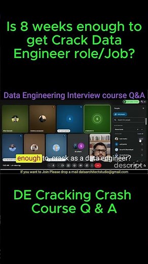 Data Engineering Interview Cracking Crash Course–Questions and Answers April 🚀 FAQ-1