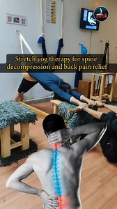 4K views · 74 reactions | Stretch yog therapy for Spine decompression and slip disc #spinedecompression #posturecorrection #slipdisctreatment #sciatica #backpain | Manish Arya - spine yog specialist | Facebook