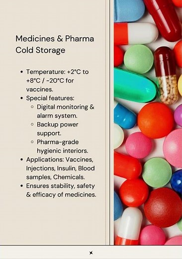 #Cold Storage Rooms for Fruits, Vegetables, Sweets & Medicines | Archo Industries