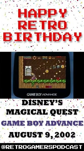 Happy Birthday to Disney's Magical Quest on Game Boy Advance!