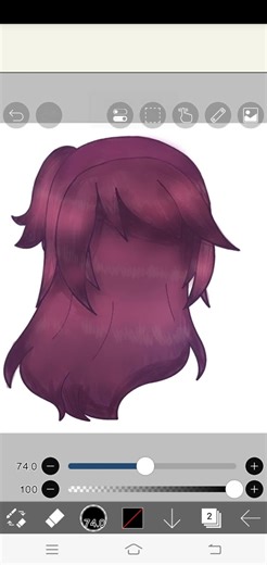 My shade hair||Want to be a tutorial?||#gacha #shade #hair #gachaedit