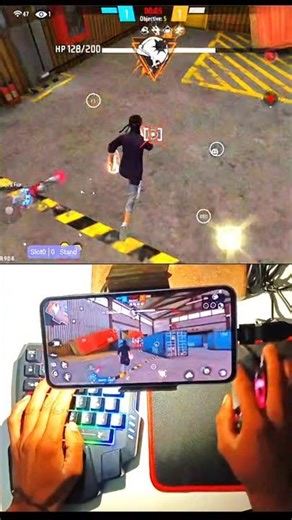 free fire gameplay keyboard mouse ⌨️ 🖱📲#shorts #freefire #hadshort #gaming #video#ggmousepro2