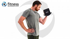 HIIT Cardio and Upper Body Workout - Intense Total Body Workout