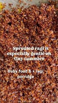 🌾How to Make Ragi Porridge for Babies | Easy Homemade Baby Food Recipe #ragi #ragiflour #babyfood