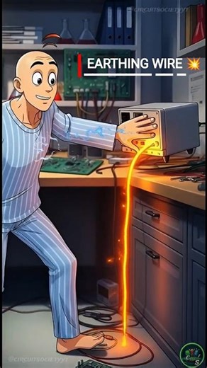 “Earthing Wire क्या है? | ये आपकी जान बचाती है ⚡” #shorts