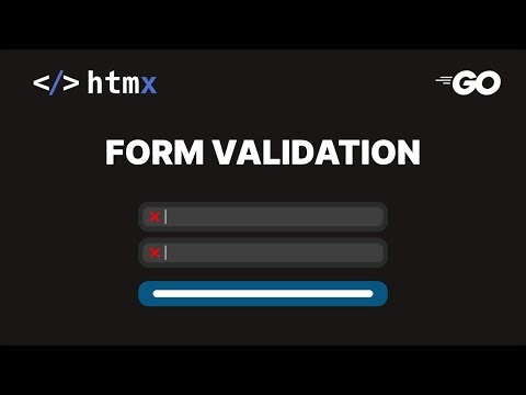 Go & HTMX Data Dashboard - Form & Validation