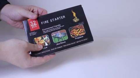 HGD Fire Starter, Mini Natural Fire Starters for Campfires, BBQ Grill, Charcoal Chimney, Outdoor Pit, Indoor Fireplace, Wood Stove - Water Resistant Firestarter Sticks - Camping Accessories Essentials