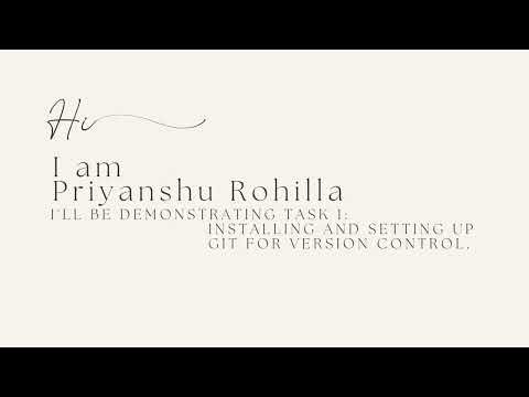 Git & GitHub Setup for Beginners | Version Control Project | First Git Commit & Push