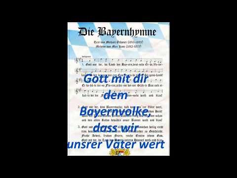 Die Bayern Hymne - The Bavarian national Anthem - Germany 1835 (with lyrics/Text) BEST VERSION !!!