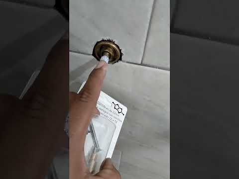 Instalación de extensión para chapetón y vástago de regadera