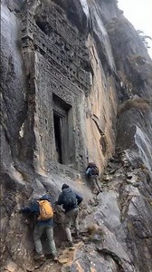 Climbers Locate Massive Ancient Gate Hidden in Bhutan Mountain Face