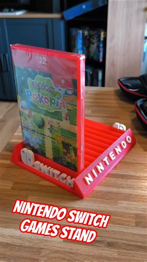 Nintendo Switch Games Stand #pokemon #nintendoswitch #3dprint