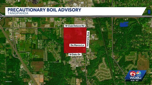 Some residents in Tangipahoa Parish under a boil water advisory