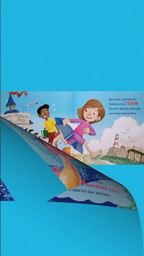 How To Catch A Mermaid🧜‍♀️🐚 #mermaid #mermaidstory #readaloud #kidsbooks #shorts #reading #storybook