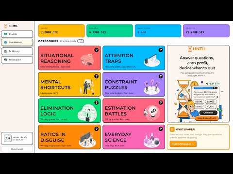 UNTIL | Pay Per Decision Game Using x402 on Stacks