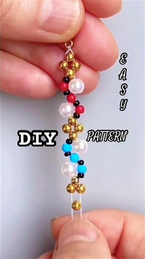 Making a beautiful bracelet for summer outfits #bracelet #diycraft #jewelry