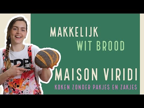 Zelf BROOD BAKKEN, met dit SIMPELE RECEPT bak je makkelijk in een paar stappen een KNAPPERIG BROOD