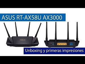 ASUS RT-AX58U: Conoce este router con Wi-Fi AX3000 y 160MHz de ancho de canal