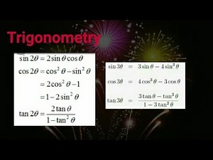 Sin2A, cos2A, tan2A, sin3A, cos3A, tan3A multiple angle formula