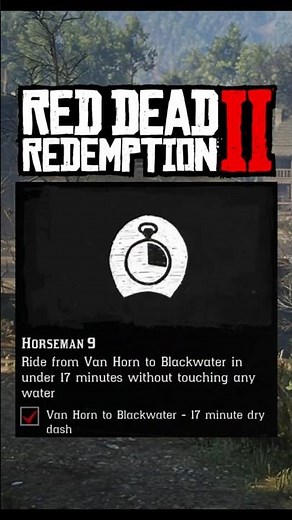 Van Horn To Blackwater - 17 Minute Dry Dash | HORSEMAN 9 TIPS! #RDR2 #Shorts
